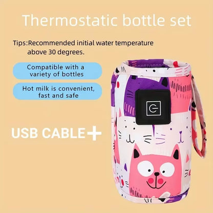 USB Milk and Water Warmer: The Ultimate Portable Nursing Bottle Heater for On-the-Go Moms