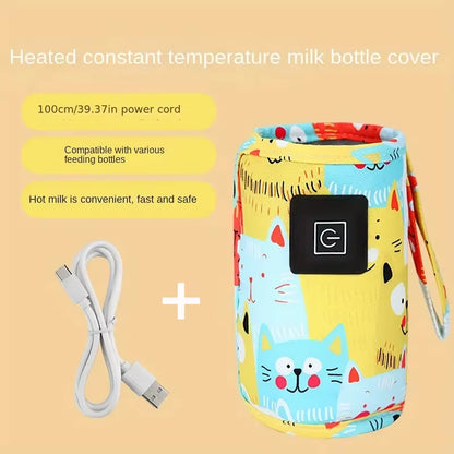 USB Milk and Water Warmer: The Ultimate Portable Nursing Bottle Heater for On-the-Go Moms