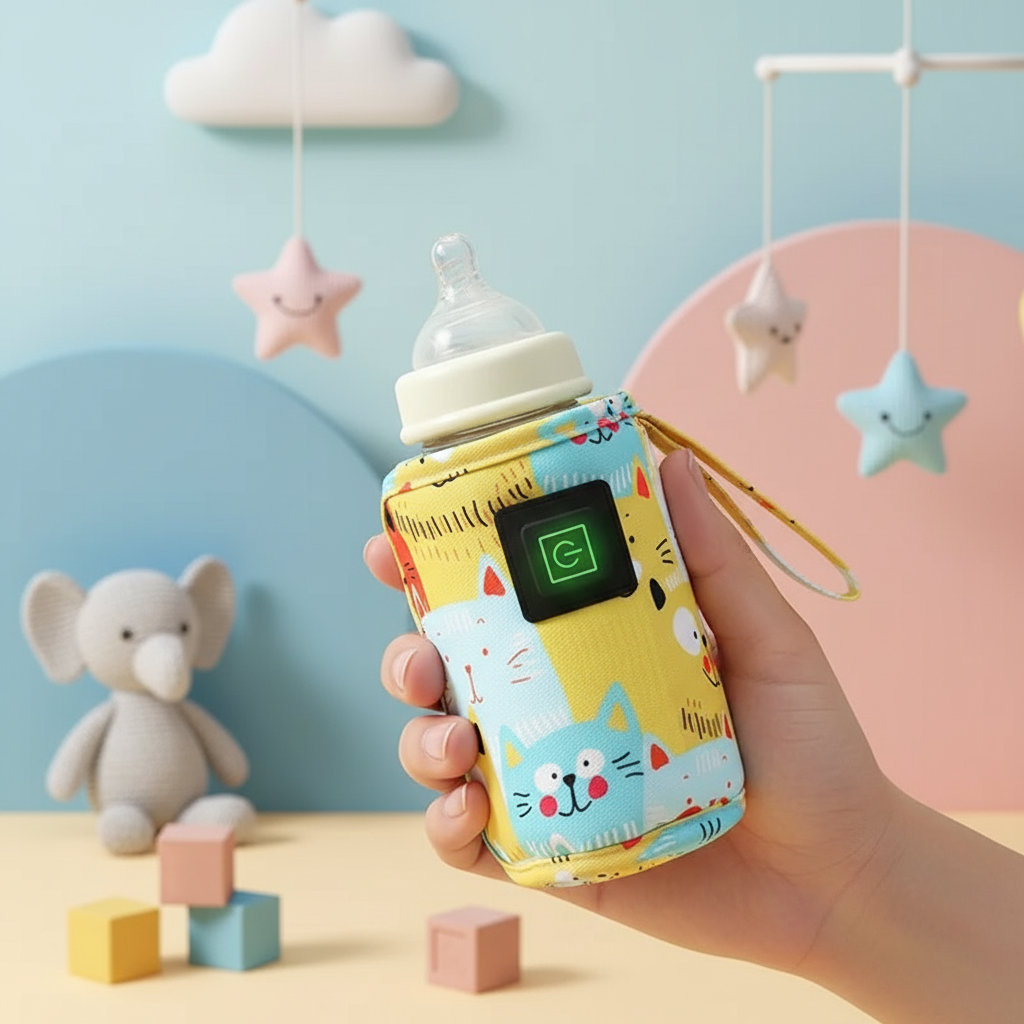 CozyTemp Bottle Sleeve - Playful Background